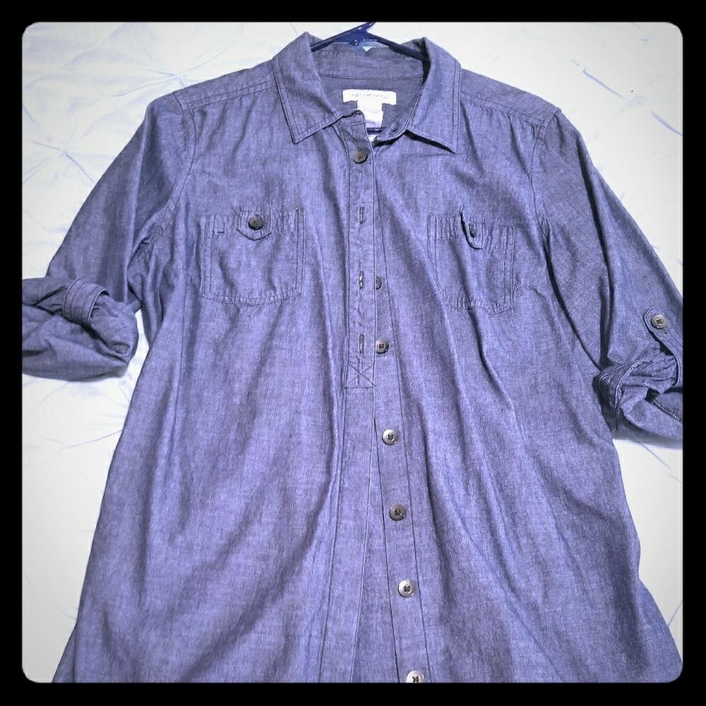 Jean long shirt / dress